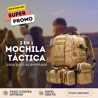 Mochila Táctica Militar 3 en 1 G6