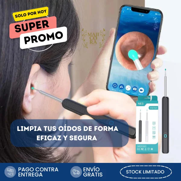 Limpiador de Oído con Cámara