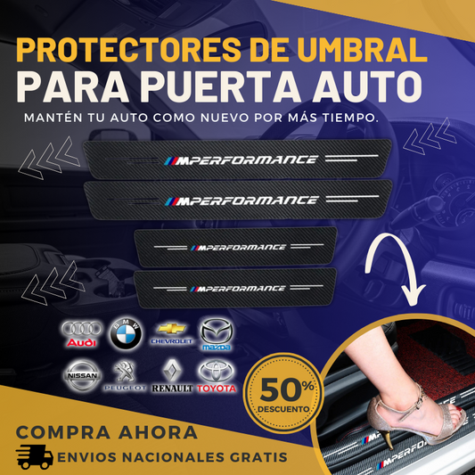 PROTECTORES DE UMBRAL PARA PUERTA DE AUTO