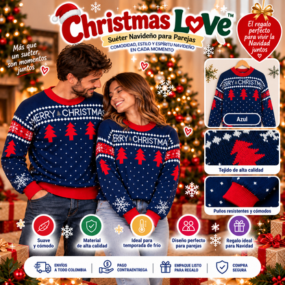 Christmas Love | Suéter Navideño Calidad Premiun + Envío Gratis