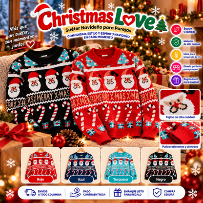 Christmas Love | Suéter Navideño Calidad Premiun + Envío Gratis
