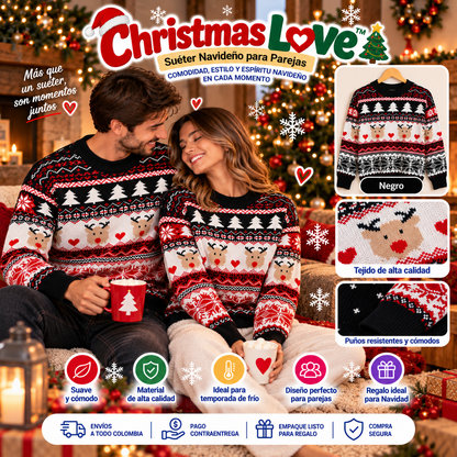 Christmas Love | Suéter Navideño Calidad Premiun + Envío Gratis