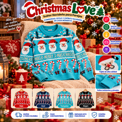 Christmas Love | Suéter Navideño Calidad Premiun + Envío Gratis