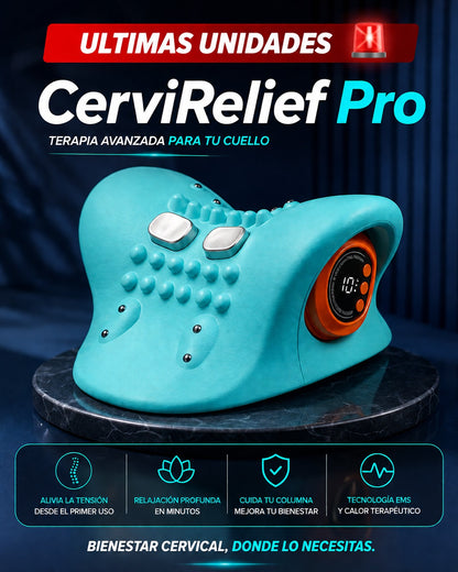 CerviRelief Pro™| Masajeador cervical con electroterapia EMS + calor 50% DESCUENTO + ENVIO GRATIS