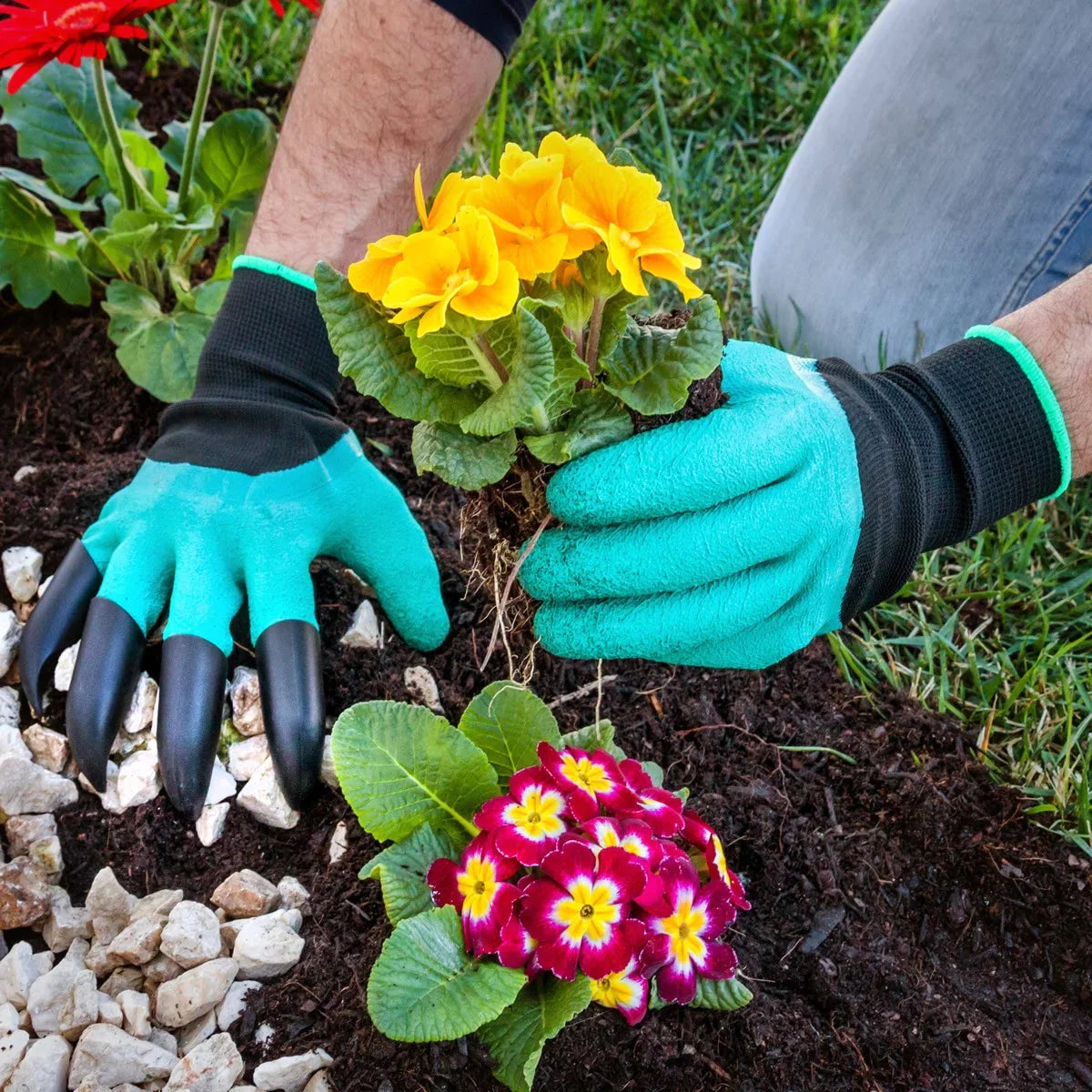 GUANTES DE JARDINERIA CON GARRAS