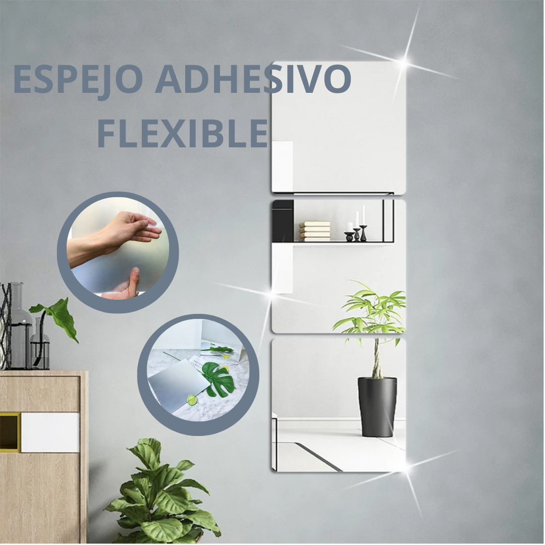 ESPEJO ADHESIVO FLEXIBLE (1.25m x45 cm)