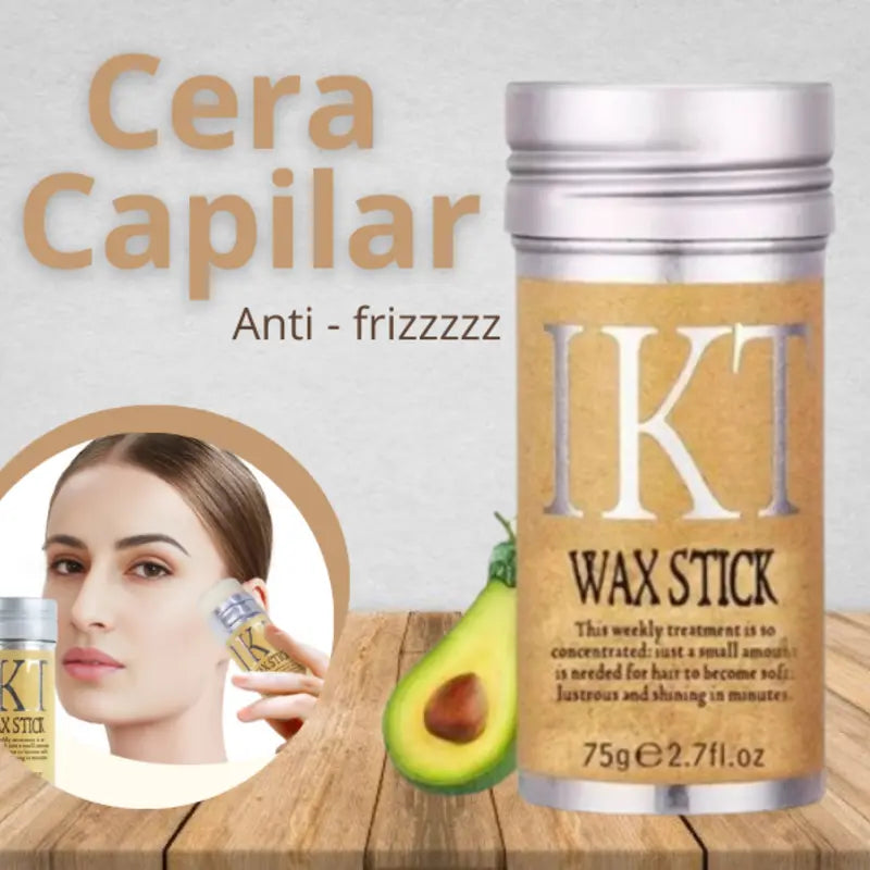 Cera Capilar para peinar el cabello Frizz