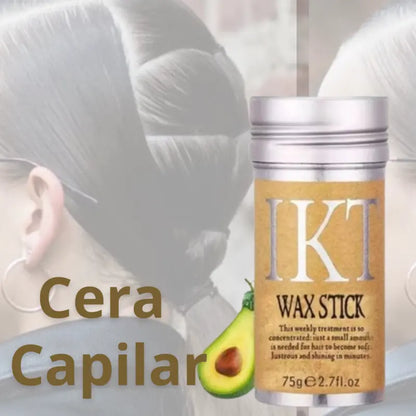 Cera Capilar para peinar el cabello Frizz