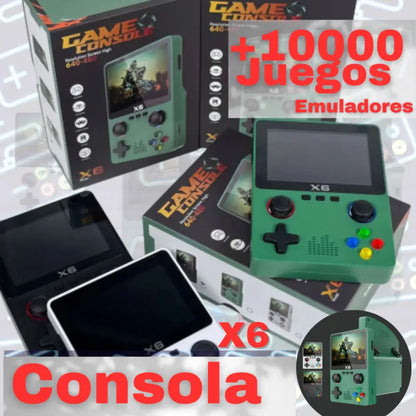 CONSOLA X6 MÚLTIPLES EMULADORES