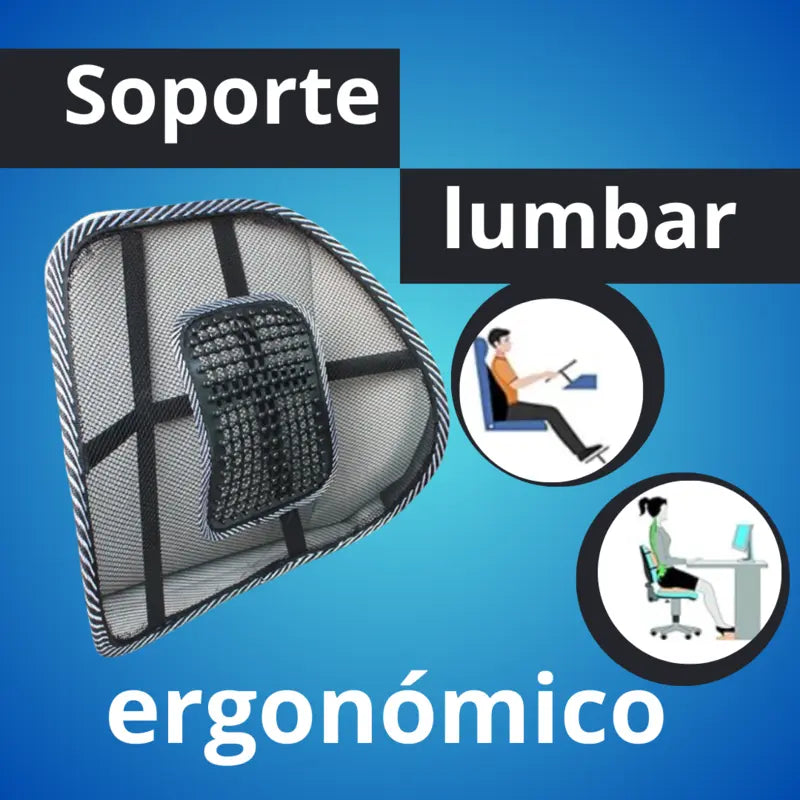 Soporte lumbar ergonómico