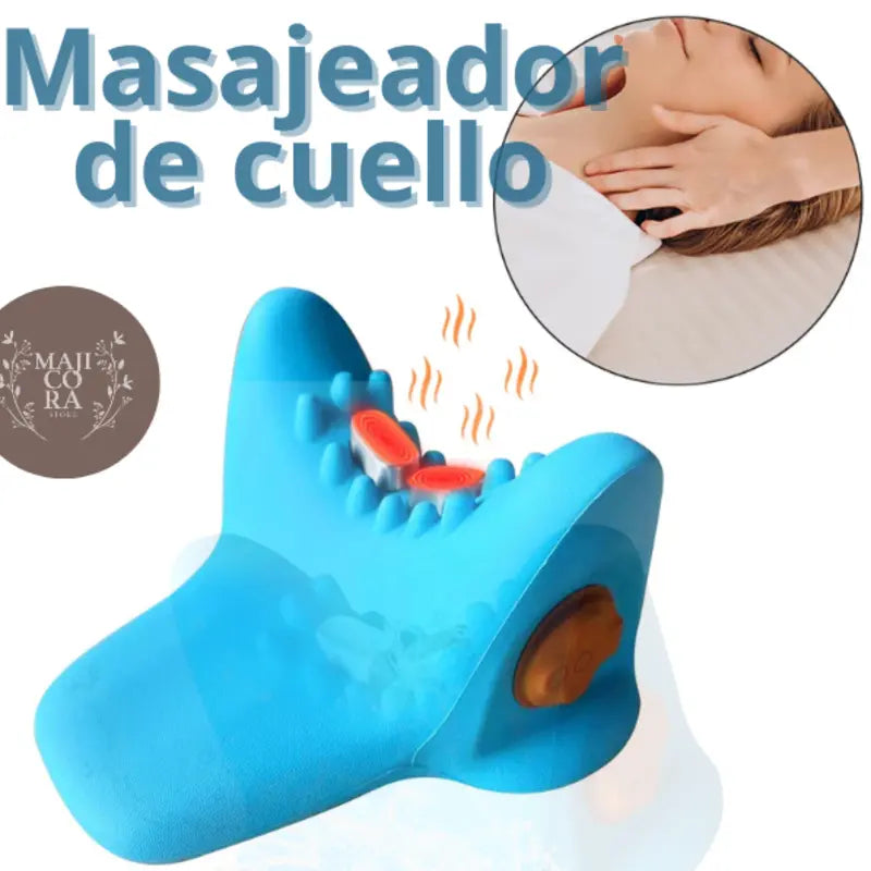 Masajeador de cuello cervical recargable con electroterapia | 50% DESCUENTO + ENVIO GRATIS