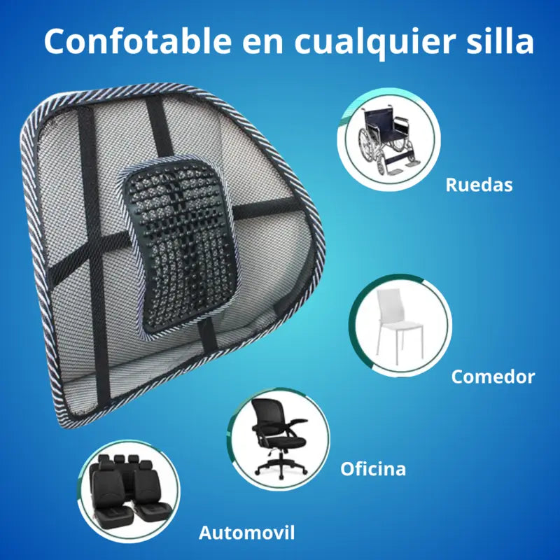 Soporte lumbar ergonómico