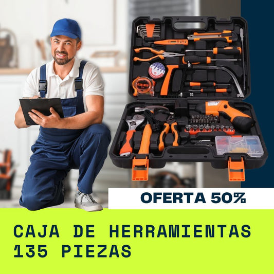 Caja de herramientas 135 piezas