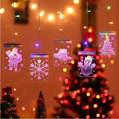 BLOOMWIN -Luces Navideñas Decorativas 3D LED