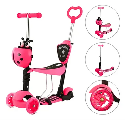 SEEDARY Scooter 3 en 1 para niños 2-8 años