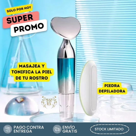 Combo: Masajeador Facial + Piedra Depiladora Mágica