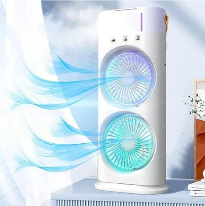 FunBlast Ventilador Doble con Nebulizador | 50% Off + Envío Gratis