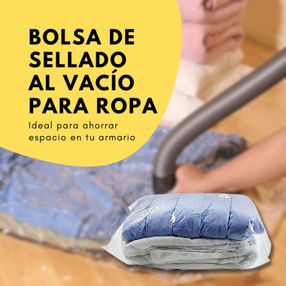 Bolsa de sellado al vacío para ropa X 3 Unidades 80 x 130 CM