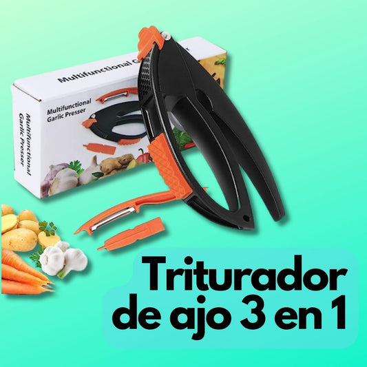 Triturador de ajo Multifuncional 3 en 1