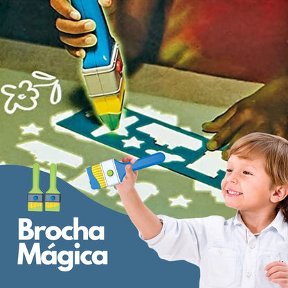 Brocha Mágica Luz neón