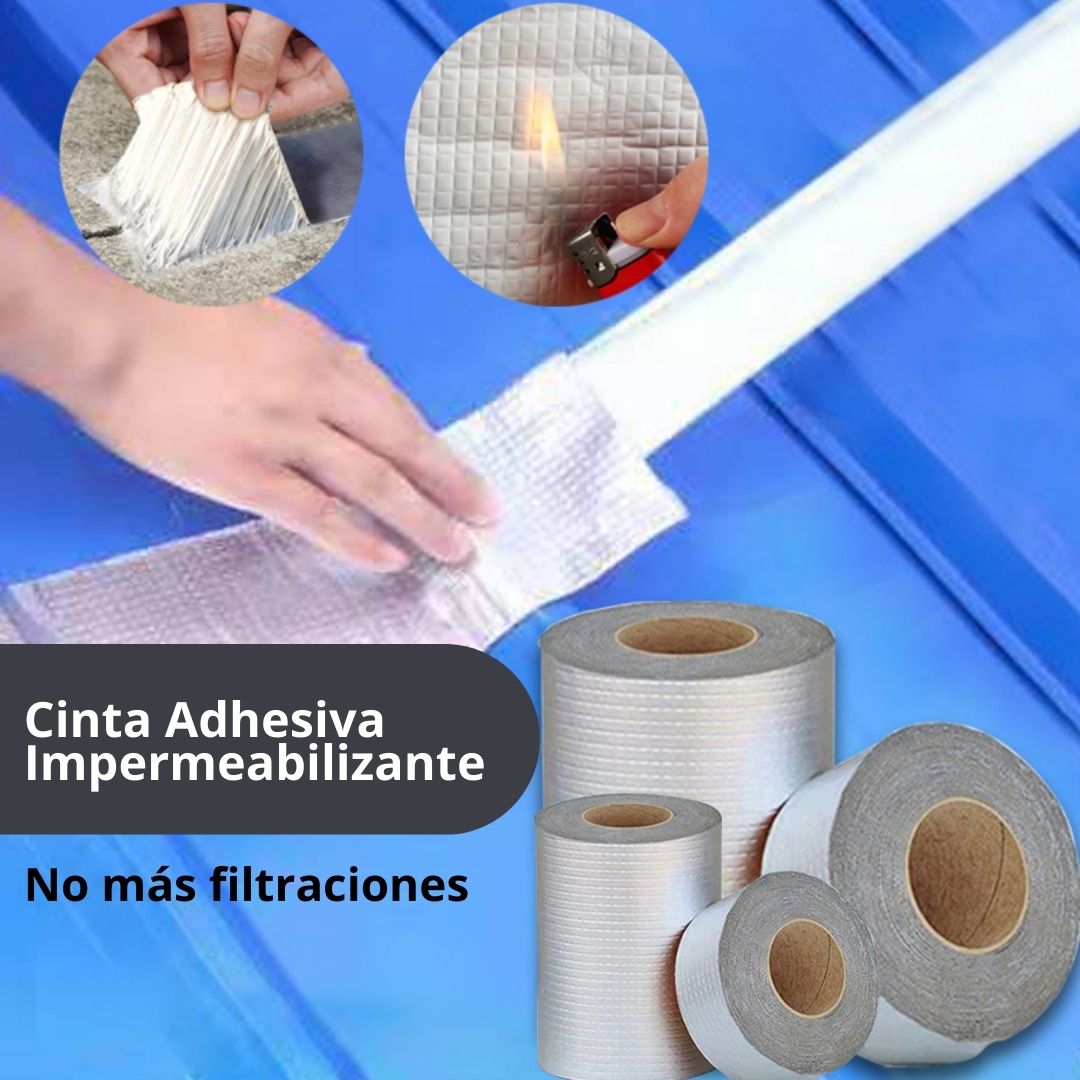 Cinta adhesiva impermeable super resistente